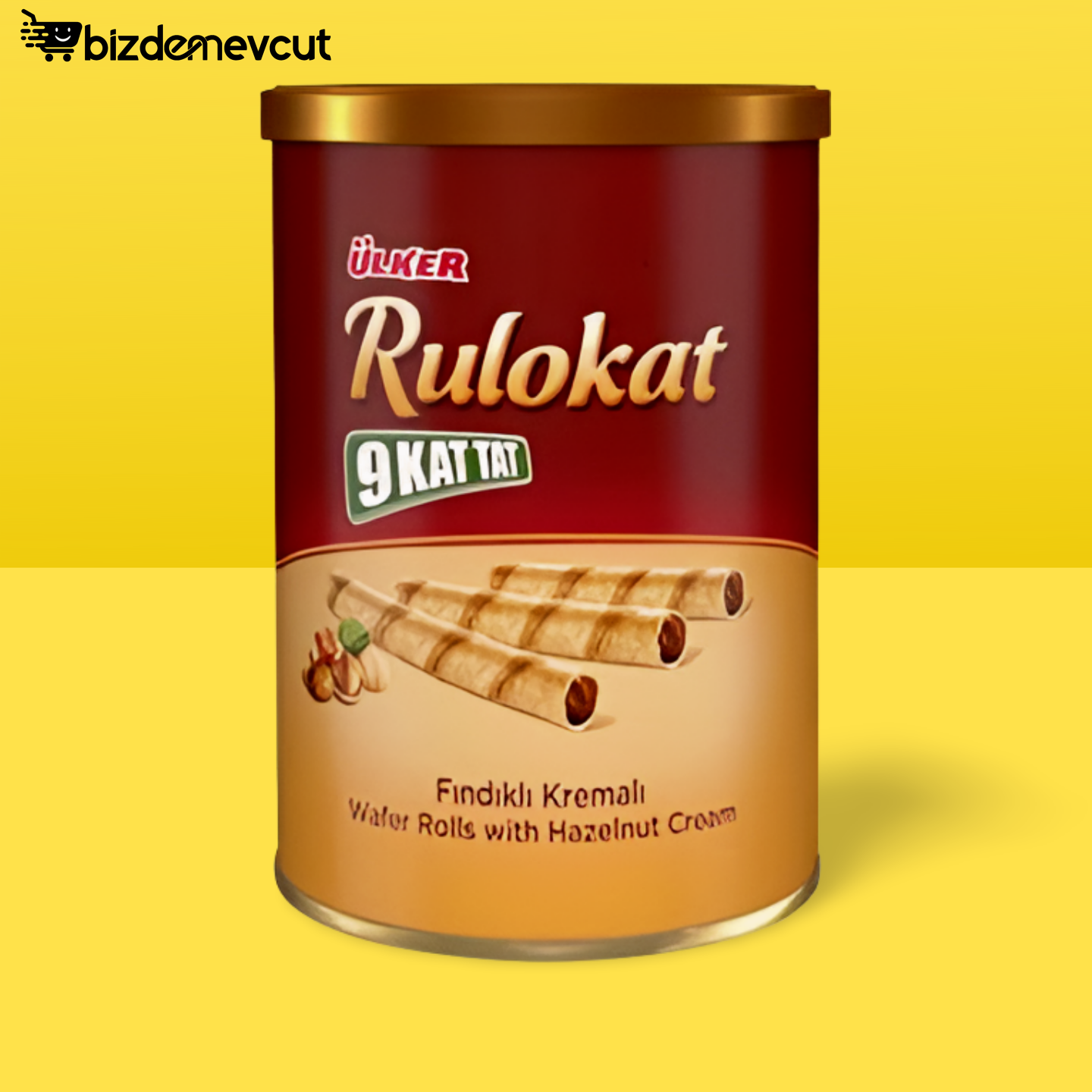 Ülker 9 Kat Rulokat Fındıklı Gofret 170 Gr