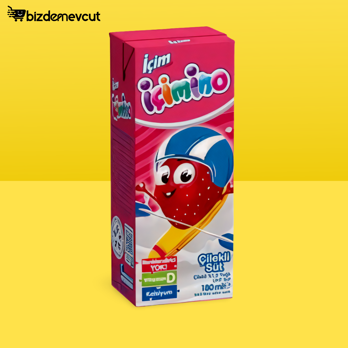 İçim İçimino Çilekli Süt 180 Ml
