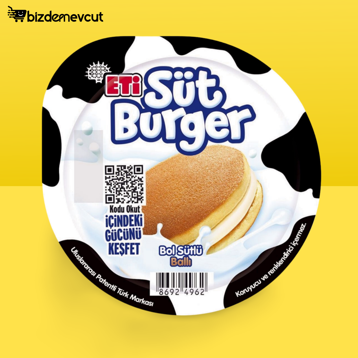 Eti Süt Burger Sütlü Ve Ballı 35 Gr