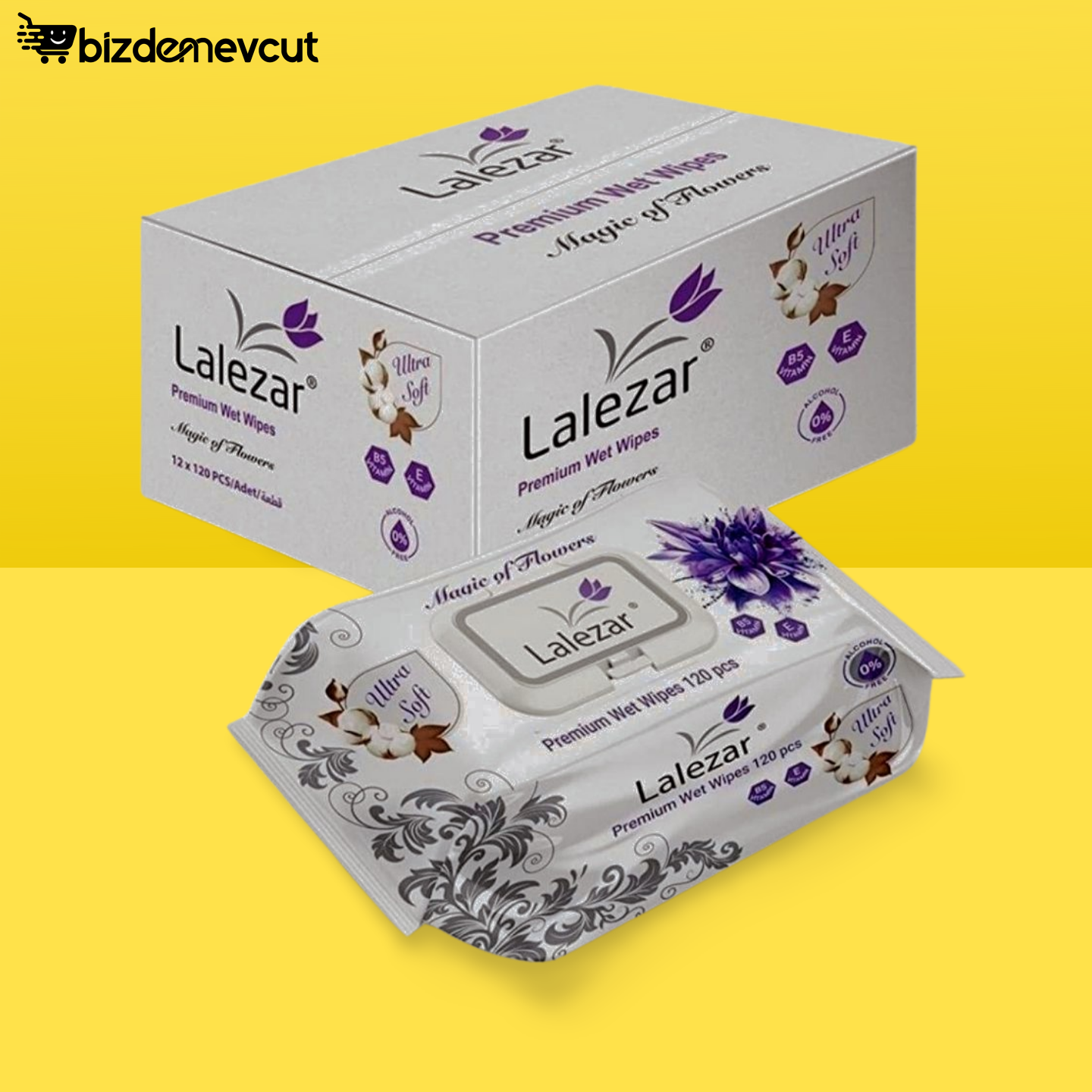 Lalezar Premium Gül Islak Mendil