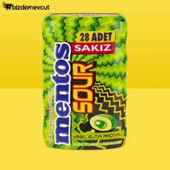 Mentos 56 gr Sour Yeşil Elma Aromalı Draje Sakız