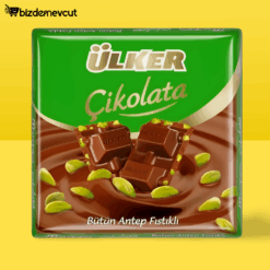 Ülker Çikolata Kare Antep Fıstıklı 65 Gr