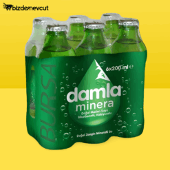Alternative view of Damla Minera Doğal Maden Suyu Cam Şişe 6x200 ML