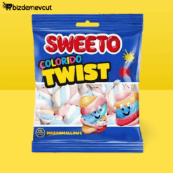 Sweeto Marshmallow Colorido Twist 60 Gr