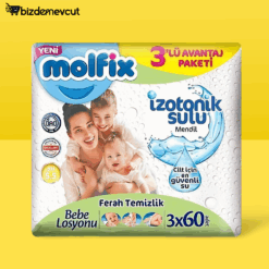 Molfix İzotonik Islak Havlu Ferah Temizlik 3'lü Paket 180 Yaprak