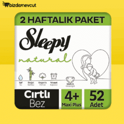 Sleepy Natural 4 Numara Maxi 52'li Bebek Bezi