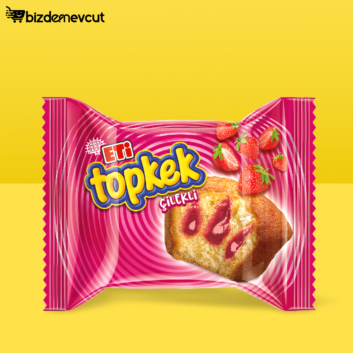 Eti Topkek Çilekli