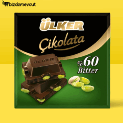 Ülker Antep Fıstıklı %60 Bitter Çikolata 65 Gr