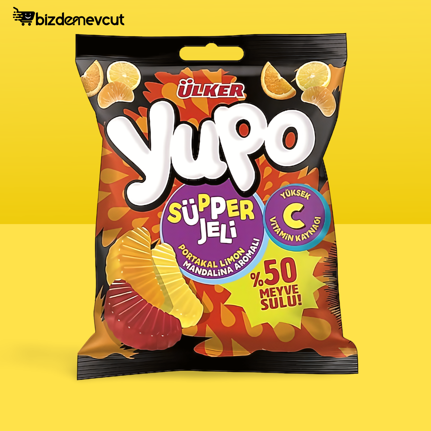 Ülker Yupo Süpper C Vitamnli Şekerleme 64 Gr