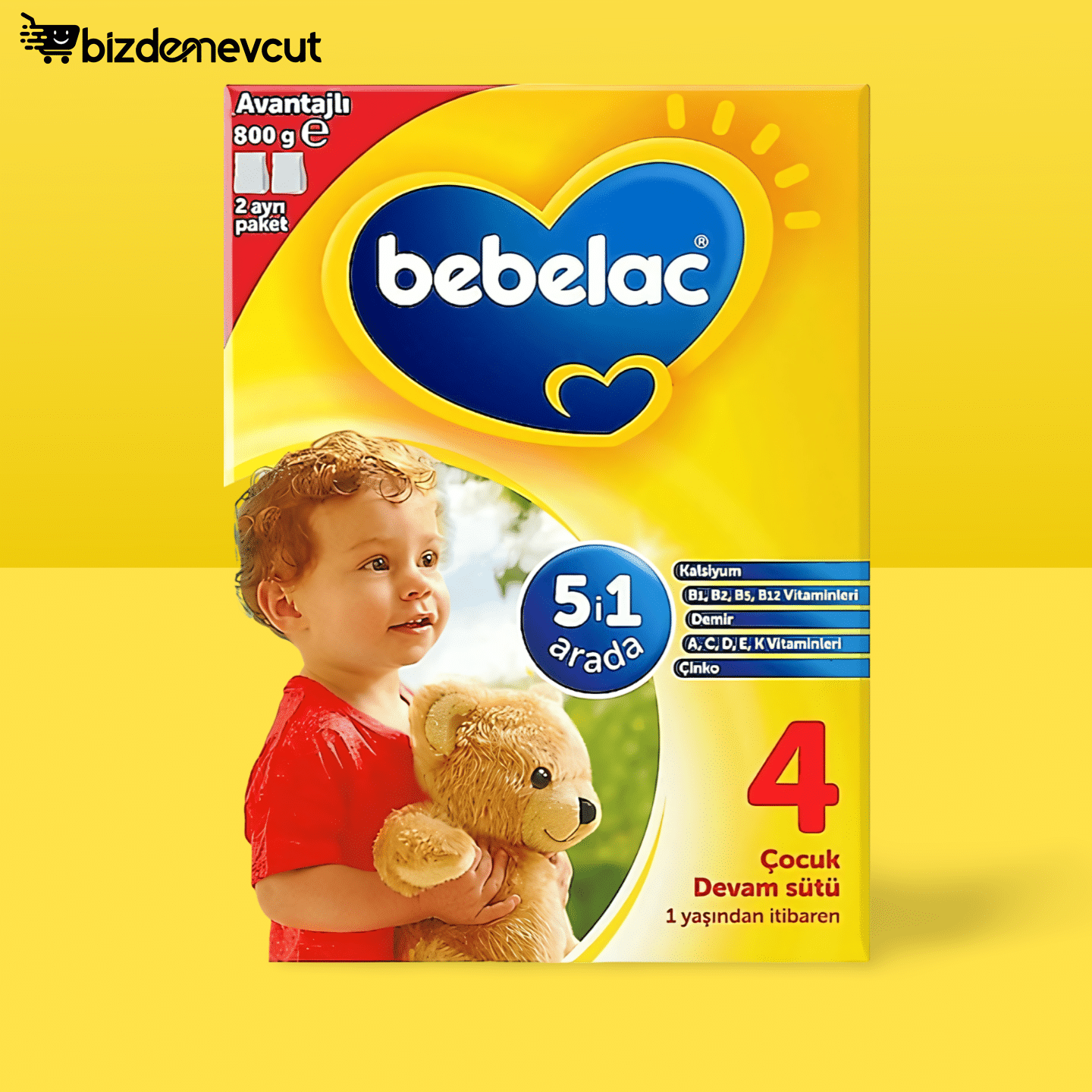 Bebelac 4 Numara Devam Sütü 800 Gr