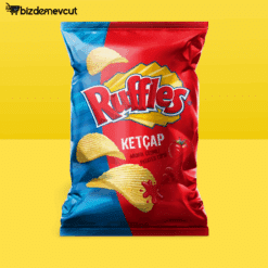 Ruffles Süper Boy Ketçap Aroma Çeşnili Patates Cipsi 104 Gr
