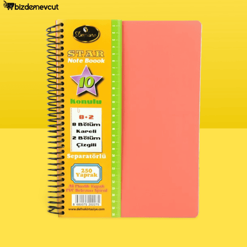 Defne – 6+2 200 Yaprak Defter