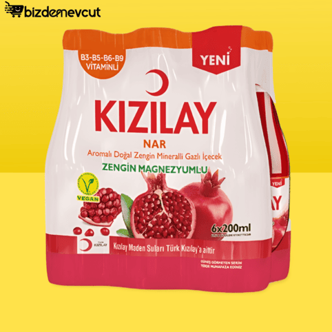 Kızılay Narlı Maden Suyu 6x200 Ml