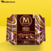 Magnum Mini Double Karadut 6'lı Paket Dondurma 360 Ml
