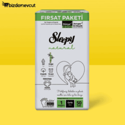 Sleepy Natural Fırsat Paketi Bebek Bezi 1 Yenidoğan Numara 50 Adet