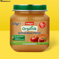 Milupa Kavanoz Maması Organik Püre 125 Gr Şeftali Elma
