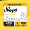Sleepy Bebek Bezi 7 Numara 100 Adet