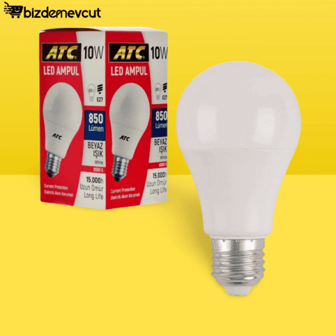 ATC Led Ampul 10W Beyaz