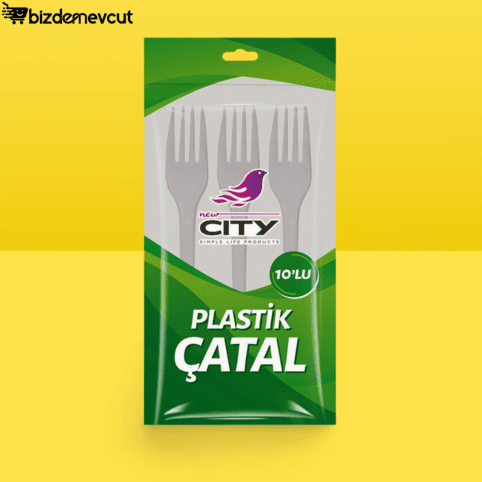 New City Plastik Çatal 10'lu