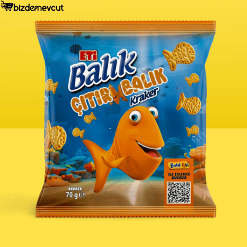 Eti Çıtır Balık Kraker 70 Gr